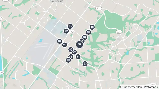 Map of Mowing — Bridge Road, Salisbury East and nearby items