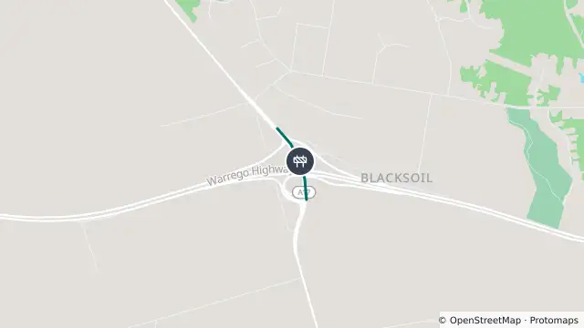 Map of Roadworks — Brisbane Valley Highway — Blacksoil / Ironbark and nearby items