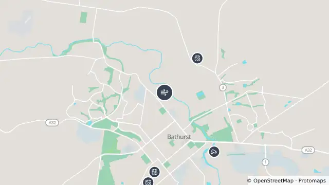Map of Air Quality — Bathurst and nearby items