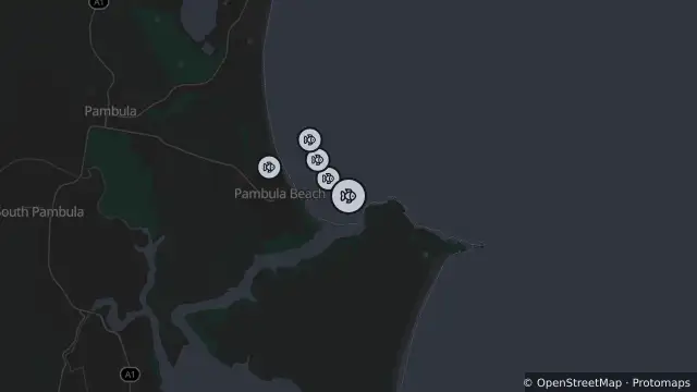 Map of Smart Drumline Location — Pambula and nearby items