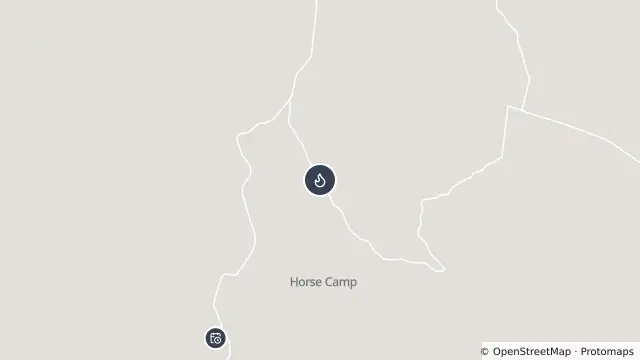 Map of Fire Vegetation — Horse Camp and nearby items