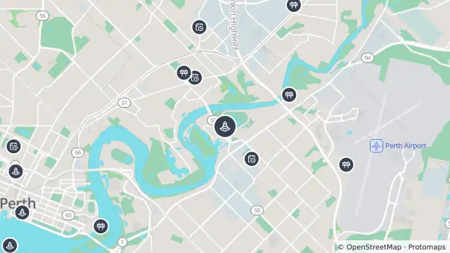 Map of Melbourne Cup 2026 and nearby items