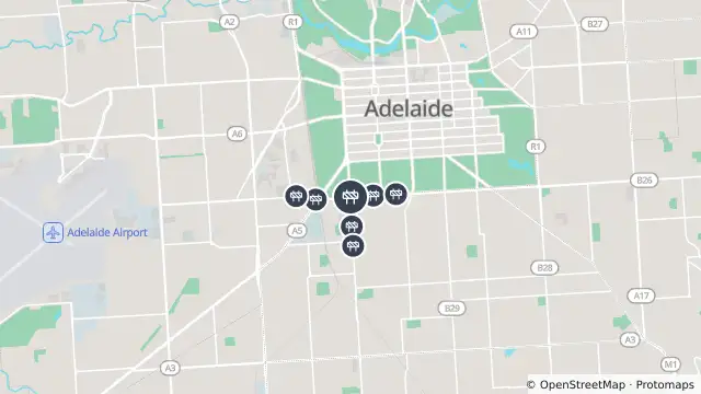 Map of Tree Pruning — Greenhill Road, Adelaide and nearby items