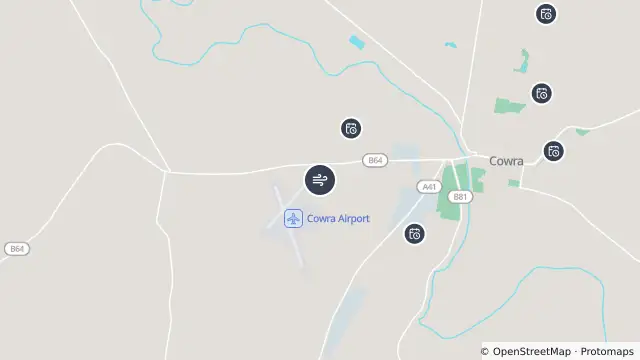 Map of Air Quality — Cowra and nearby items