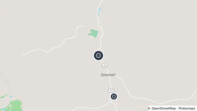 Map of Goomeri - Burnett Highway At Chippendall Creek and nearby items