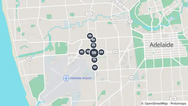 Map of Hauling — Marion Road, Cowandilla and nearby items