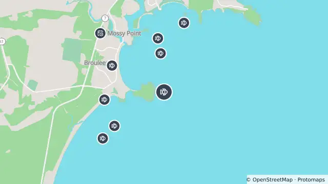 Map of Smart Drumline Location — Broulee and nearby items