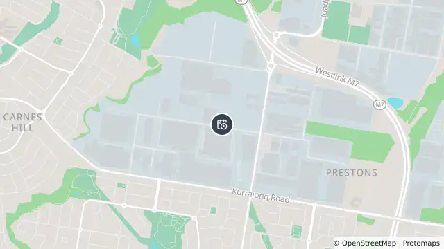 Map of Planned Power Outage — Prestons and nearby items
