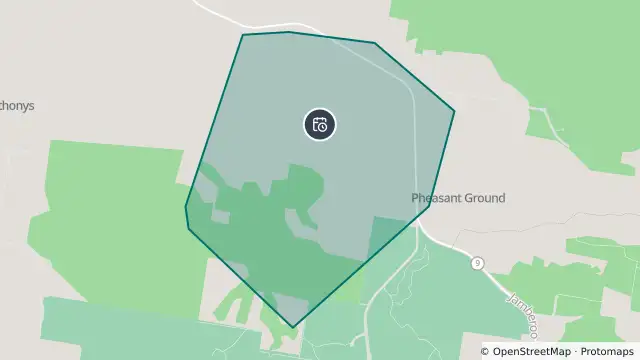 Map of Planned Power Outage — Robertson and nearby items