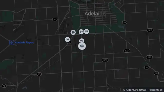 Map of Rail Track Maintenance — Goodwood Road, Goodwood and nearby items