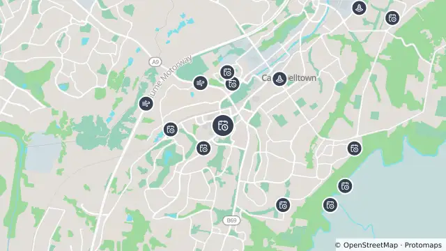 Map of Planned Power Outage — Campbelltown and nearby items