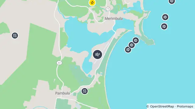 Map of Air Quality — Merimbula and nearby items