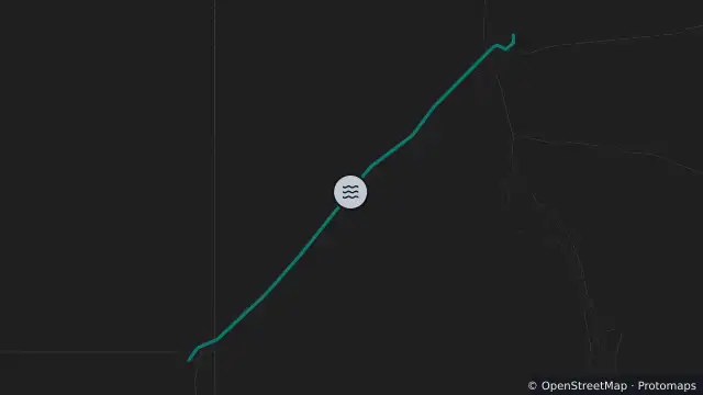 Map of Flooding — Urandangi Border Road (Tobermorey Road) — Carrandotta and nearby items