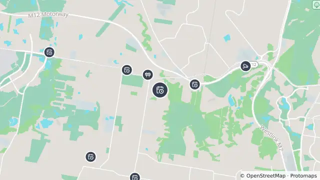 Map of Planned Power Outage — Kemps Creek and nearby items
