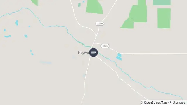 Map of Heywood and nearby items