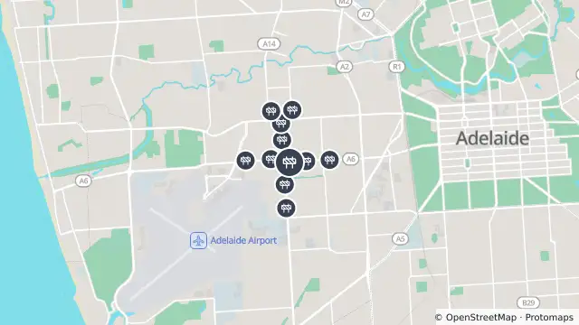 Map of Water Connection — Sir Donald Bradman Drive, Cowandilla and nearby items