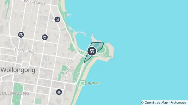 Map of Planned Power Outage — Wollongong and nearby items