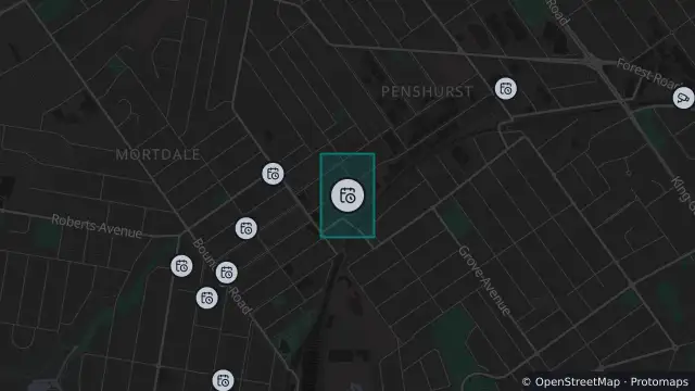 Map of Planned Power Outage — Mortdale and nearby items