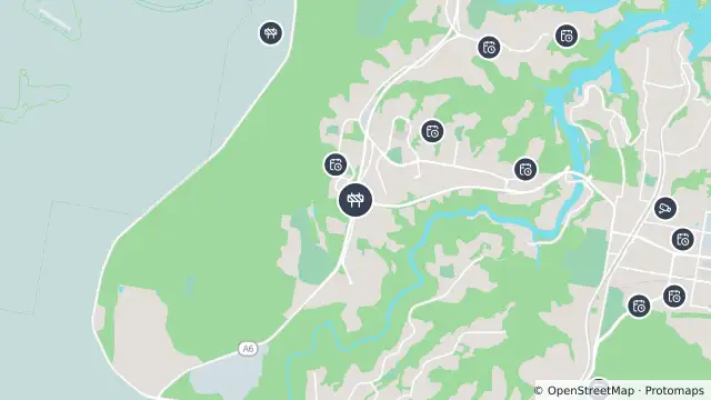 Map of Scheduled Roadwork Intersection Upgrade — New Illawarra Road, Bangor and nearby items