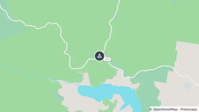 Map of Hazard — Tantangara Road and nearby items