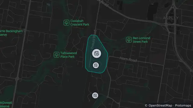 Map of Planned Power Outage — Aspley and nearby items