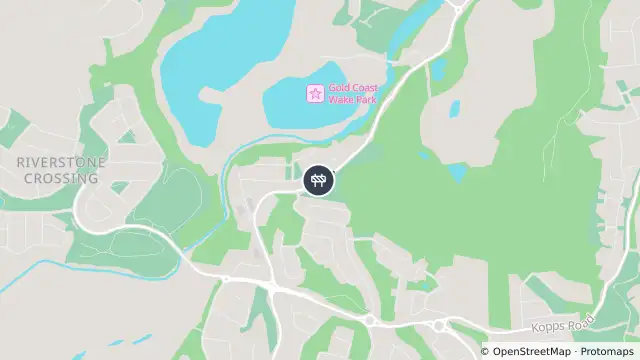 Map of Roadworks — Maudsland Road — Oxenford and nearby items