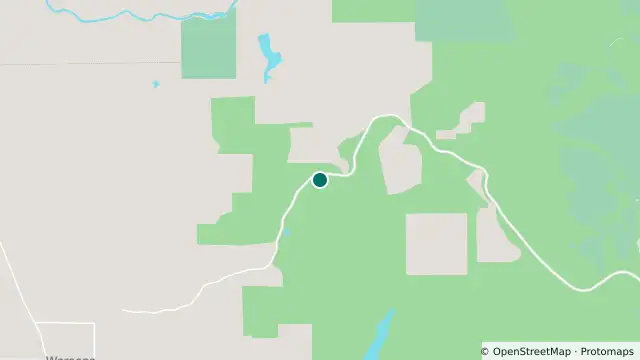 Map of Smoke Alert For The Eastern Parts Of Waroona In The Shire Of Waroona and nearby items