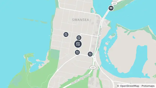 Map of Planned Power Outage — Swansea and nearby items