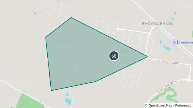 Map of Planned Power Outage — Badagarang, Cambewarra and nearby items