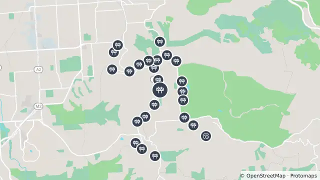 Map of Construction — Main Road, Belair and nearby items