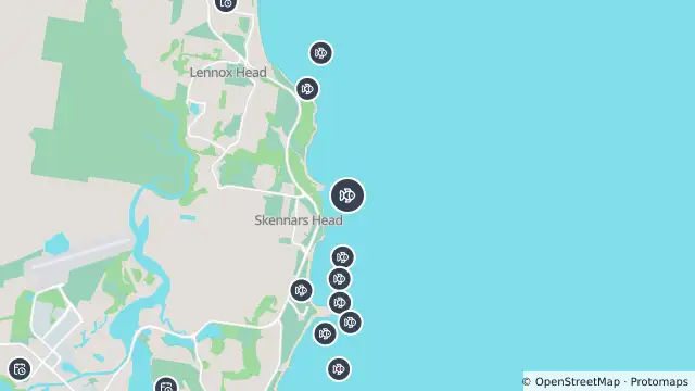 Map of Smart Drumline Location — Boulders and nearby items