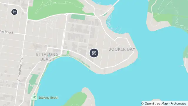 Map of Planned Power Outage — Booker Bay and nearby items