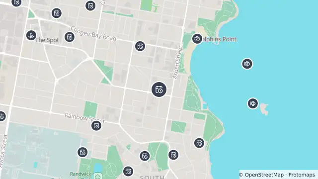 Map of Planned Power Outage — Coogee and nearby items