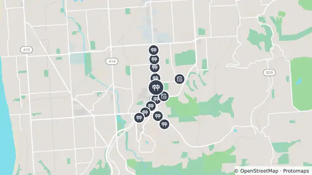 Map of Torrens To Darlington - Civil Works — South Road, St Marys and nearby items