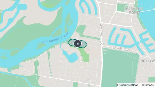 Map of Planned Power Outage — Coombabah and nearby items