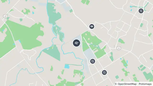 Map of Air Quality — Vineyard and nearby items