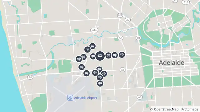 Map of Hauling — Henley Beach Road, Underdale and nearby items