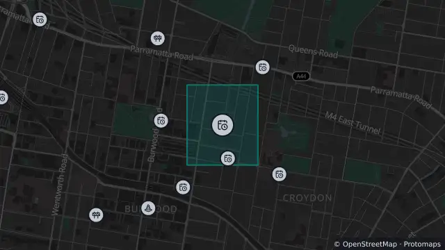 Map of Planned Power Outage — Burwood and nearby items