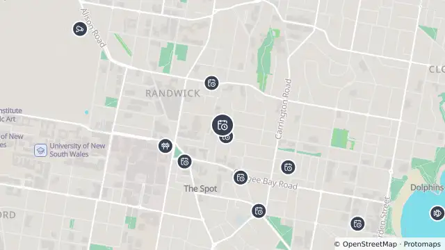 Map of Planned Power Outage — Randwick and nearby items