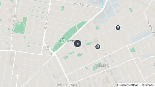 Map of Planned Power Outage — Lakemba and nearby items