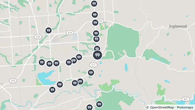 Map of Tree Pruning — Grand Junction Road, Hope Valley and nearby items