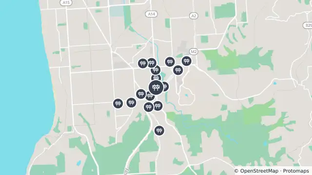 Map of Mowing — Marion Rd Ramp From Adelaide, Sturt and nearby items