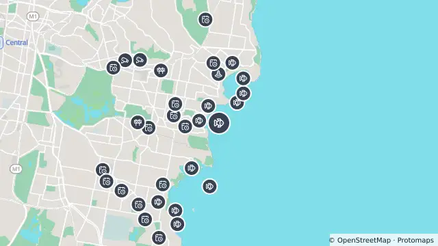 Map of Smart Drumline Location — Bronte and nearby items