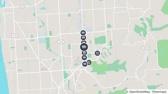 Map of Torrens To Darlington - Civil Works — South Road, St Marys and nearby items