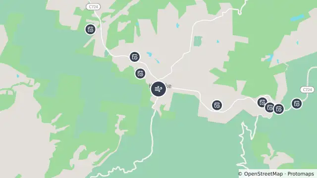 Map of Kinglake and nearby items