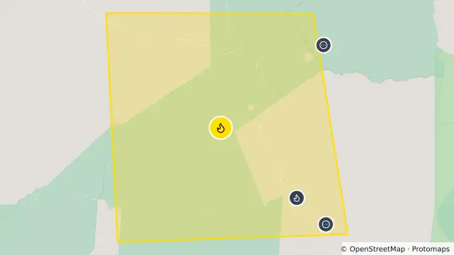 Map of Avoid Smoke - Archer River - Fire As At 2:27pm Wednesday, 21 October 2026 and nearby items