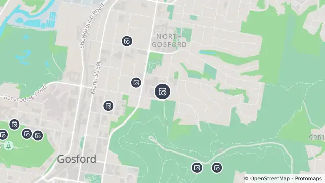Map of Planned Power Outage — North Gosford and nearby items