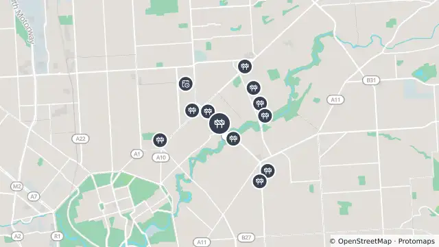 Map of Gas Connection — Ascot Avenue, Vale Park and nearby items