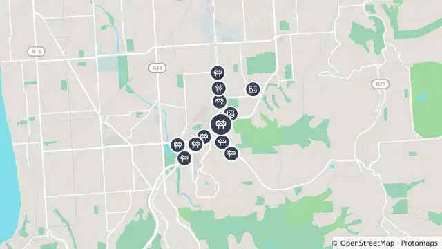 Map of Water Connection — Shepherds Hill Road, Bedford Park and nearby items
