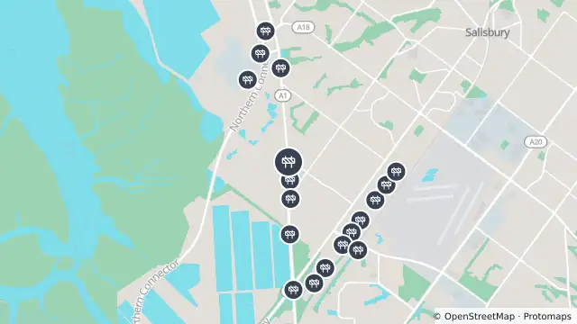 Map of Water Mains — Port Wakefield Road, Green Fields and nearby items